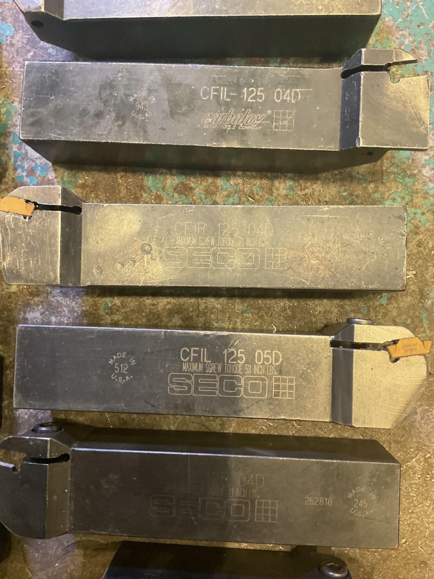 SECO 1.25 INCH SHANK INDEXABLE TURNING TOOL HOLDERS - Image 8 of 12