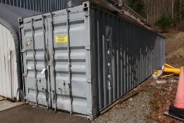 SHIPPING CONTAINER, WITH CONTENTS, BUYER MUST REMOVE CONTAINER