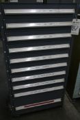 VIDMAR TOOL CABINET LOADED WITH PIN PLUG GAGES
