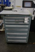 VIDMAR TOOL CABINET WITH TAPS, COLLET CHUCKS, MILL TOOLING