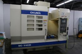 2004 OKUMA MC-V4020 VERTICAL MACHINING CENTER