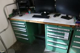 LISTA WORKSTATION TOOL CABINETS, NO CONTENTS