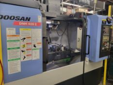 2014 DOOSAN DNM 400 II CNC VERTICAL MACHINING CENTER, PROBING, ATC OPTION, AUTO VISE