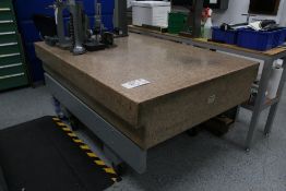 STARRETT AA GRANITE SURFACE PLATE (4' X 6')
