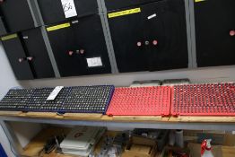 PIN PLUG GAUGES SHOWN ON TOP SHELF
