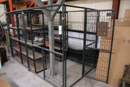 STORAGE CAGE WITH SHELVING