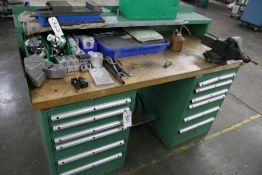 LISTA WORKSTATION TOOL CABINETS,WITH VISE, NO CONTENTS