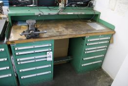 LISTA WORKBENCH, VISE, NO CONTENTS