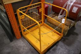 FORKLIFT AERIAL PLATFORM, MAN BASKET, 33
