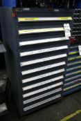 VIDMAR TOOL CABINET LOADED WITH COLLETS AND GAGES