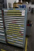LISTA TOOL CABINET WITH HSS DRILL BITS, REAMERS, ETC