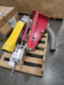 SIDE MOUNTED PNEUMATIC RADIAL SAW W/ DUST COLLECTION HOUSING
