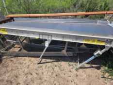 MAF INDUSTRIES FOOD GRADE RUBBER INCLINED CONVEYOR