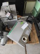 SKID OF CLAW PUMP, JULABO FP50 CIRCULATING BATH & MOTOR