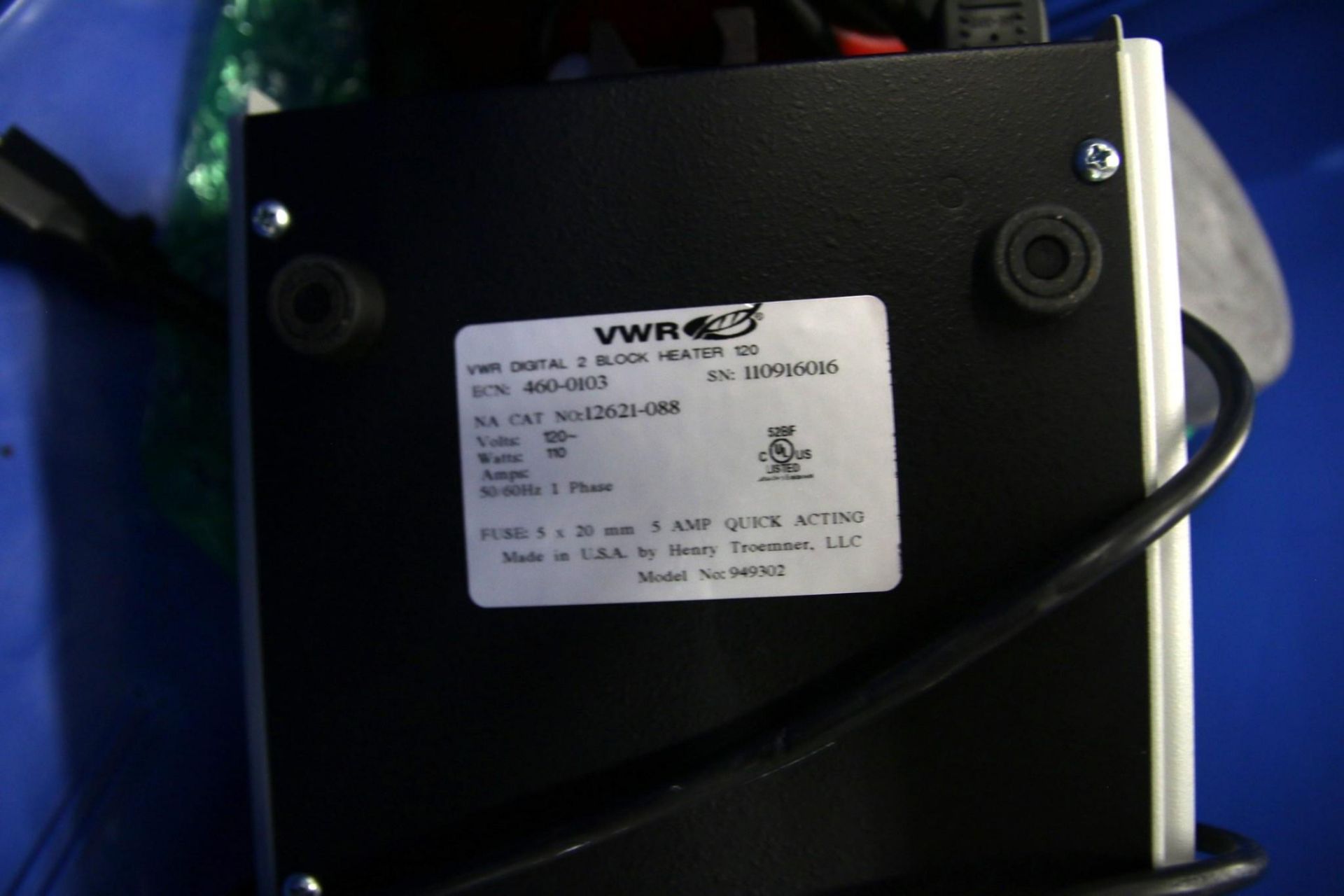 VWR BLOCK HEATER AND (2) VWR STIRRERS - Image 4 of 4