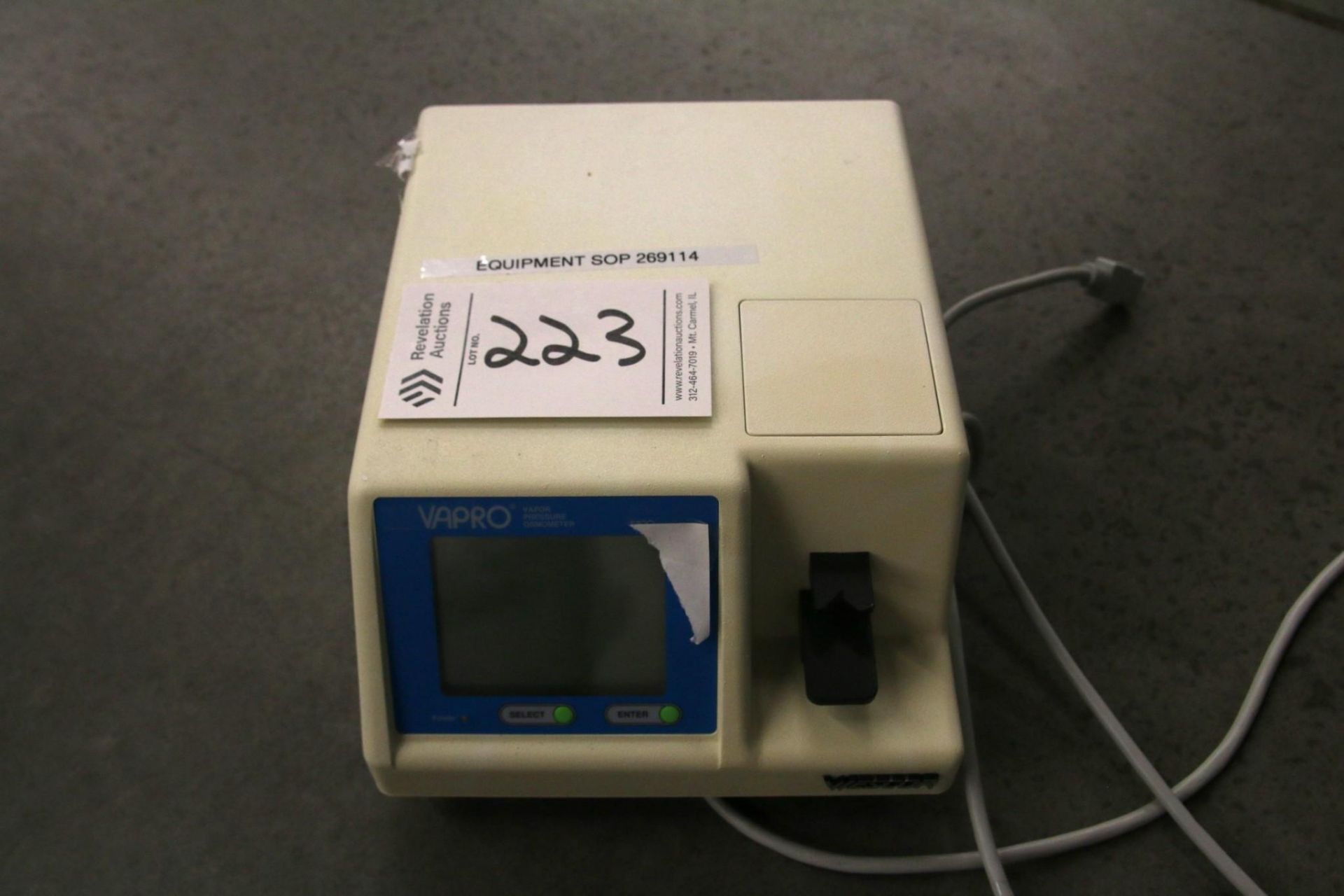 VAPRO MODEL 5520 VAPOR PRESSURE OSMOMETER