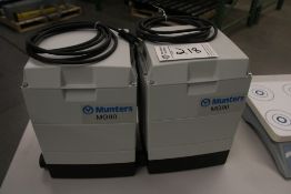 LOT OF (2) MUNTERS MG90 DESICCANT DEHUMIDIFIERS