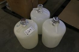 LOT OF (3) 12 GALLON JUGS