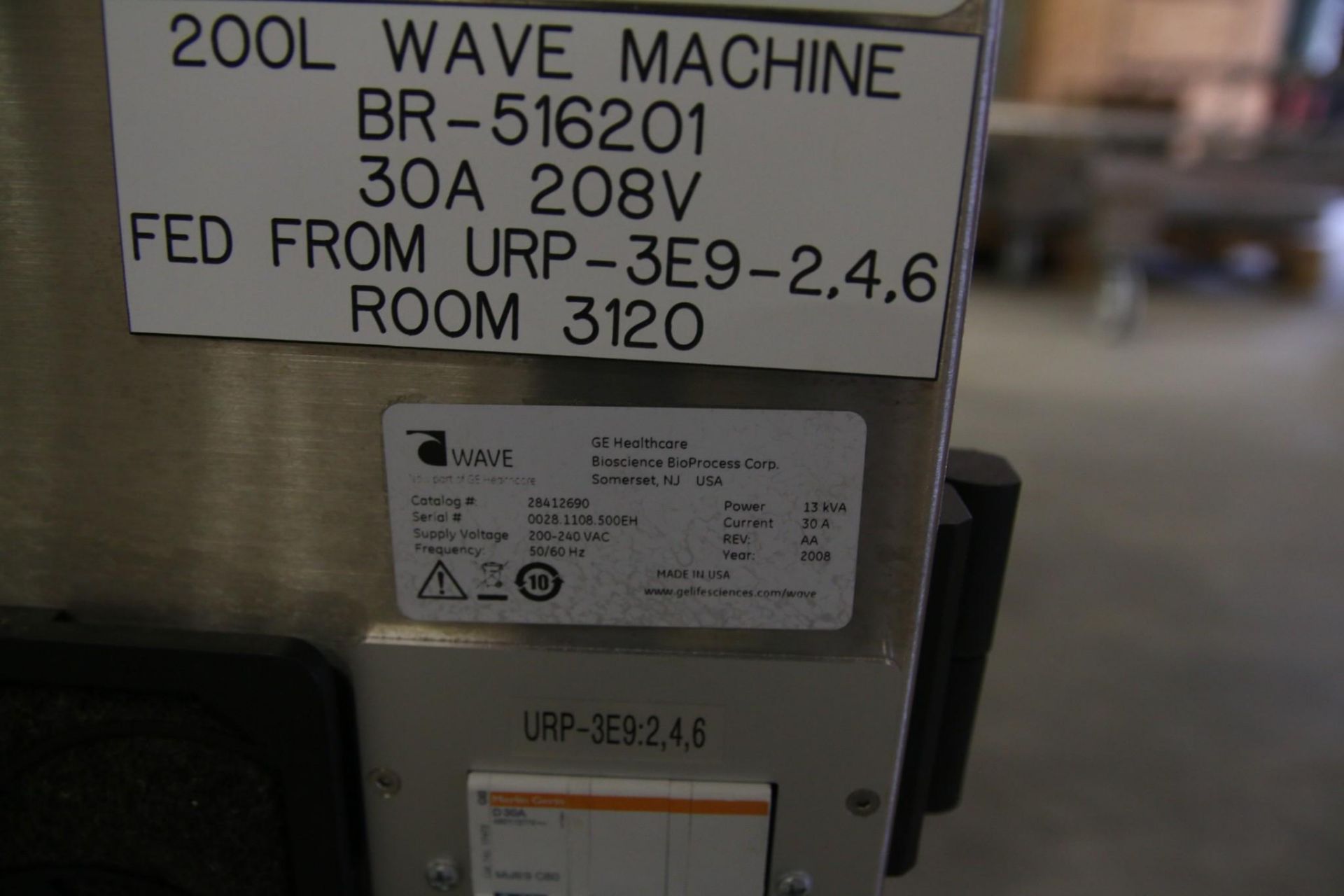 2008 WAVE BIOTECH MODEL 200L BIOREACTOR WAVE MACHINE - Image 9 of 9