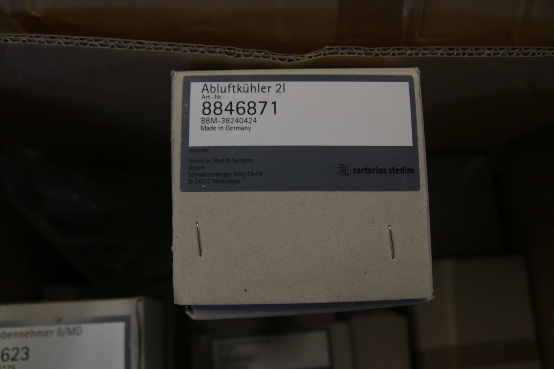 BOX OF ASSORTED SARTORIUS STEDIM LAB ACCESSORIES - Image 3 of 4