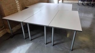 (6) OFFICE TABLES (5' X 29.5