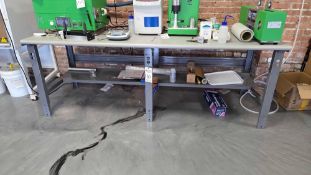 ULINE WORKSTATION TABLE, NO CONTENTS