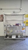 ALUMINUM STORAGE SHELVING UNIT (60