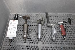 LOT OF (5) ASSORTED AIR POWERED DIE GRINDERS