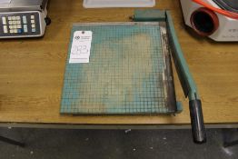 VINTAGE PREMIER BRAND 16” PAPER CUTTER
