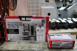 PITTSBURGH 12PC. BEARING SEPARATOR AND PULLER SET / 2 JAW 3 PIECE PULLER SET