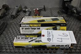 CENTRAL PNEUMATIC AIR PUNCH FLANGE TOOL / 6PC. SCRAPER SET