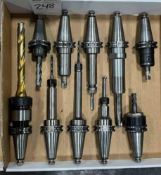 (10) CAT40 TOOL HOLDERS