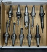 (10) CAT40 TOOL HOLDERS