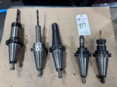 (5) CAT50 TOOL HOLDERS