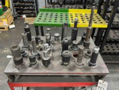 CART OF CAT50 TOOL HOLDERS