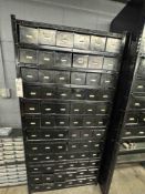 METAL DRAWER CABINET AND CONTENTS