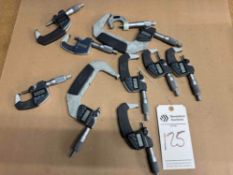 LOT OF DIGITAL OUTSIDE MICROMETERS