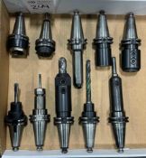 (10) CAT40 TOOL HOLDERS