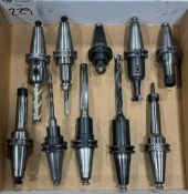 (10) CAT40 TOOL HOLDERS