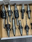 (10) CAT40 TOOL HOLDERS