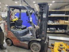 2007 TOYOTA 8FGCU25 PROPANE FORKLIFT, 4500 LB CAPACITY