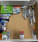 LOT OF CARBIDE DRILLS AND END MILLS