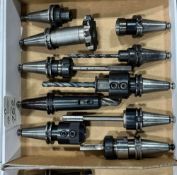 (10) CAT40 TOOL HOLDERS