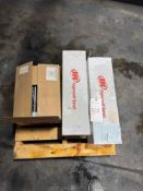 INGERSOLL RAND DRAIN VALVE AND (2) AIR FILTER INLINE