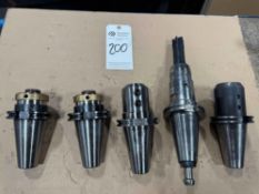 (5) CAT50 TOOL HOLDERS