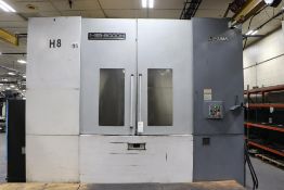 2011 OKUMA MB8000H 800MM CNC HORIZONTAL MACHINING CENTER
