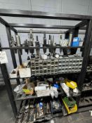RACK WITH CAT50 TOOL HOLDERS AND TOOLING