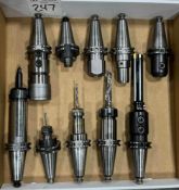 (10) CAT40 TOOL HOLDERS