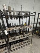 RACK WITH CAT50 TOOL HOLDERS