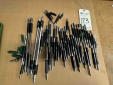 LOT OF MICROMETER TEST BARS